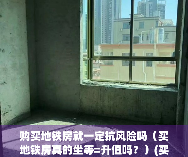 购买地铁房就一定抗风险吗（买地铁房真的坐等=升值吗？）(买地铁房好不好)