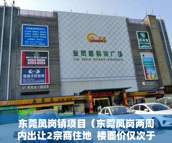东莞凤岗镇项目（东莞凤岗两周内出让2宗商住地  楼面价仅次于中海商住地）