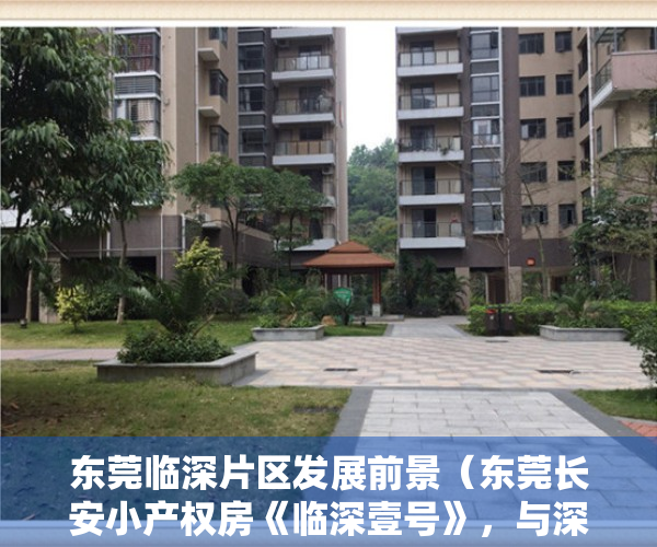 东莞临深片区发展前景（东莞长安小产权房《临深壹号》，与深圳一桥之隔，4680元平起，万达广场商圈）