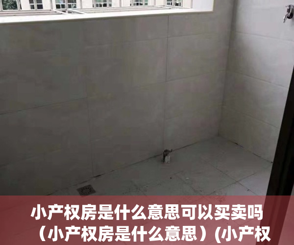 小产权房是什么意思可以买卖吗（小产权房是什么意思）(小产权房什么意思啊)