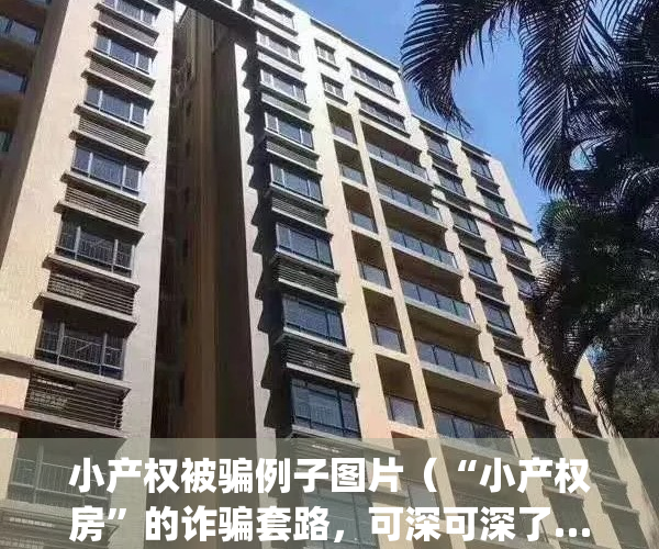 小产权被骗例子图片（“小产权房”的诈骗套路，可深可深了……）(小产权房 诈骗)