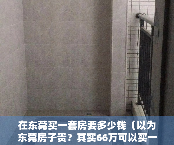 在东莞买一套房要多少钱（以为东莞房子贵？其实66万可以买一套  幸福里有好房）