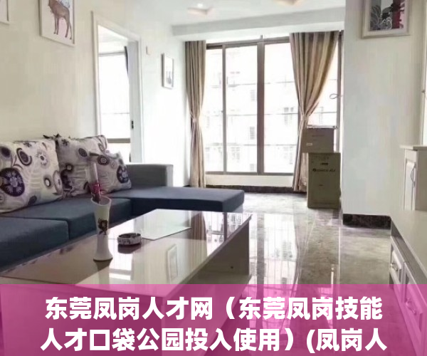 东莞凤岗人才网（东莞凤岗技能人才口袋公园投入使用）(凤岗人才公寓)