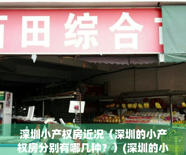 深圳小产权房近况（深圳的小产权房分别有哪几种？）(深圳的小产权最近动态)