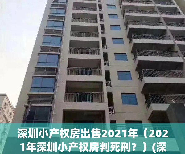 深圳小产权房出售2021年（2021年深圳小产权房判死刑？）(深圳小产权房现在基本卖多少钱一平)