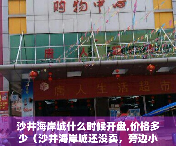 沙井海岸城什么时候开盘,价格多少（沙井海岸城还没卖，旁边小产权房涨了34%以上！）