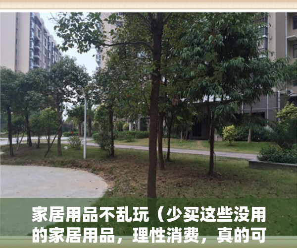 家居用品不乱玩（少买这些没用的家居用品，理性消费，真的可以存下钱）