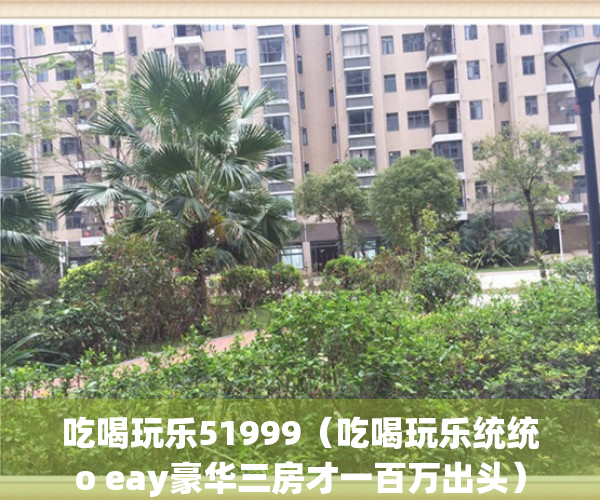 吃喝玩乐51999（吃喝玩乐统统o eay豪华三房才一百万出头）