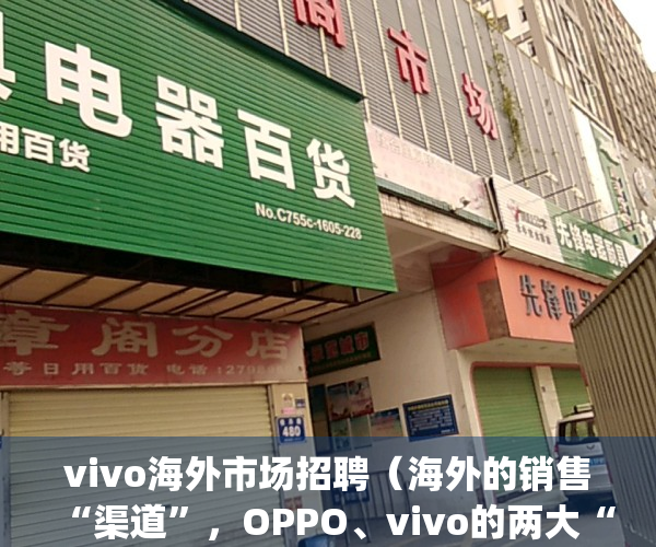 vivo海外市场招聘（海外的销售“渠道”，OPPO、vivo的两大“项目”落地）(vivo海外工作)