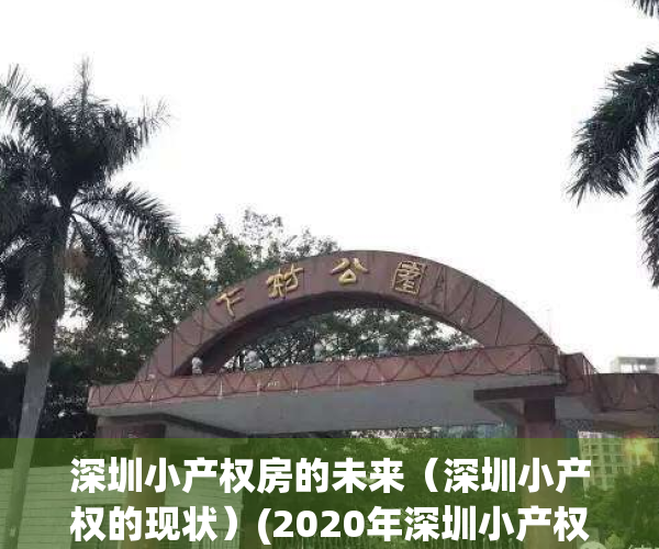深圳小产权房的未来（深圳小产权的现状）(2020年深圳小产权现状)