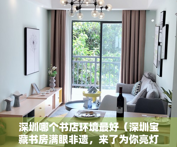 深圳哪个书店环境最好（深圳宝藏书房满眼非遗，来了为你亮灯两小时丨元故事视频）