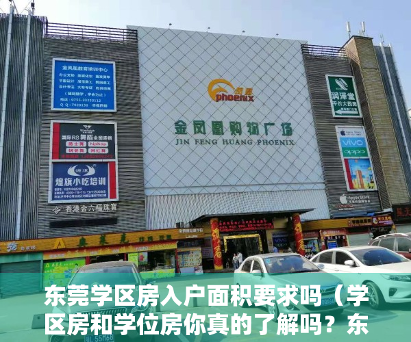 东莞学区房入户面积要求吗（学区房和学位房你真的了解吗？东莞2018最新最全学区划分！）