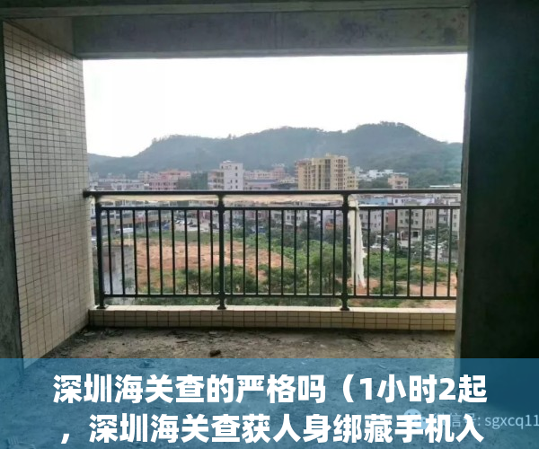 深圳海关查的严格吗（1小时2起，深圳海关查获人身绑藏手机入境案）(深圳海关最近查得严吗)