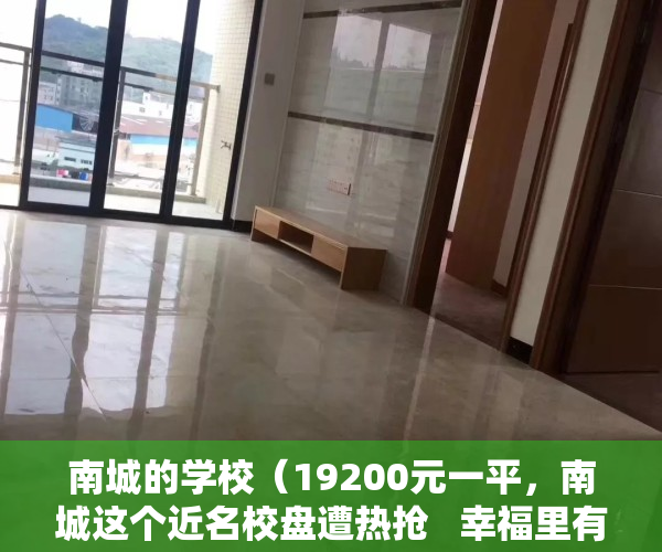 南城的学校（19200元一平，南城这个近名校盘遭热抢   幸福里有好房）