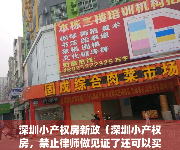深圳小产权房新政（深圳小产权房，禁止律师做见证了还可以买吗？）(深圳关于小产权房新政策)