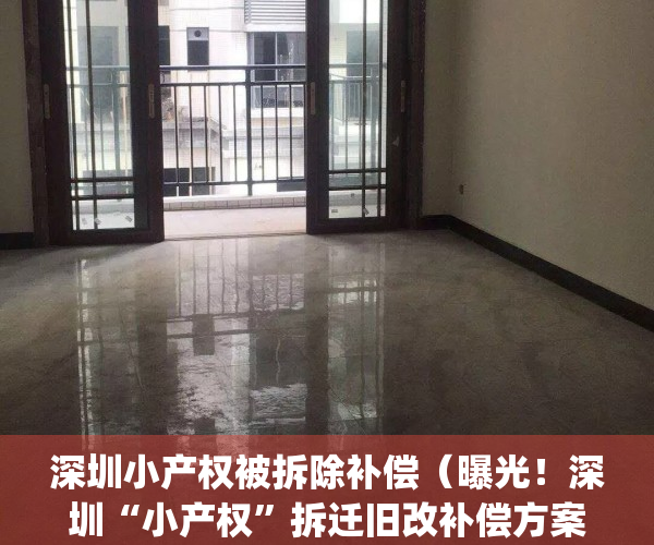 深圳小产权被拆除补偿（曝光！深圳“小产权”拆迁旧改补偿方案！）(深圳市小产权拆迁赔偿)