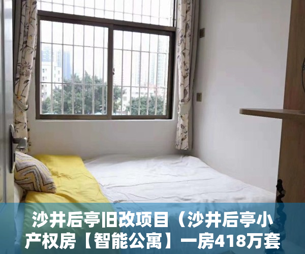 沙井后亭旧改项目（沙井后亭小产权房【智能公寓】一房418万套起，带精装）