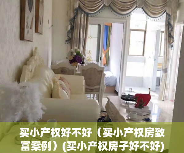 买小产权好不好（买小产权房致富案例）(买小产权房子好不好)
