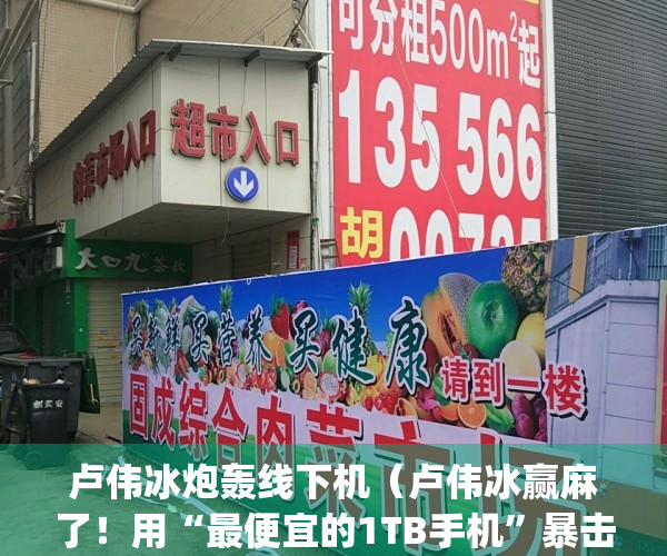 卢伟冰炮轰线下机（卢伟冰赢麻了！用“最便宜的1TB手机”暴击一加Ace2V）(卢伟冰ufs3.1)