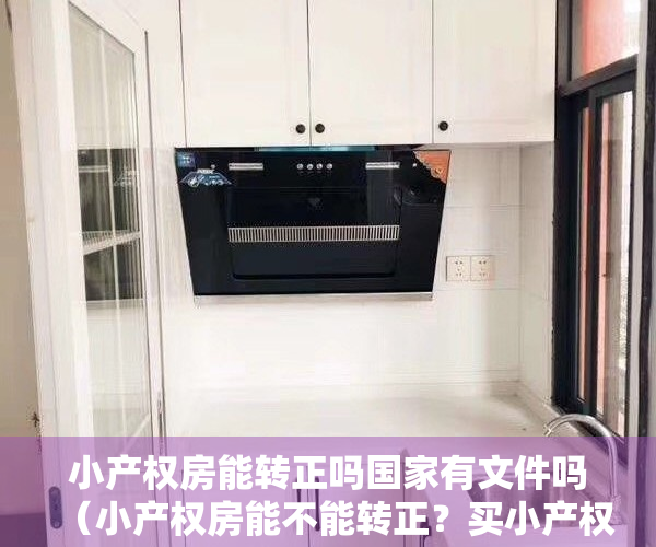小产权房能转正吗国家有文件吗（小产权房能不能转正？买小产权房后悔了吗）