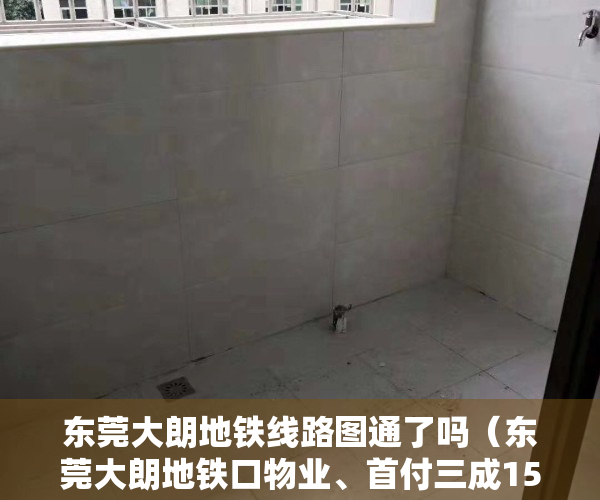 东莞大朗地铁线路图通了吗（东莞大朗地铁口物业、首付三成15万买三房，）