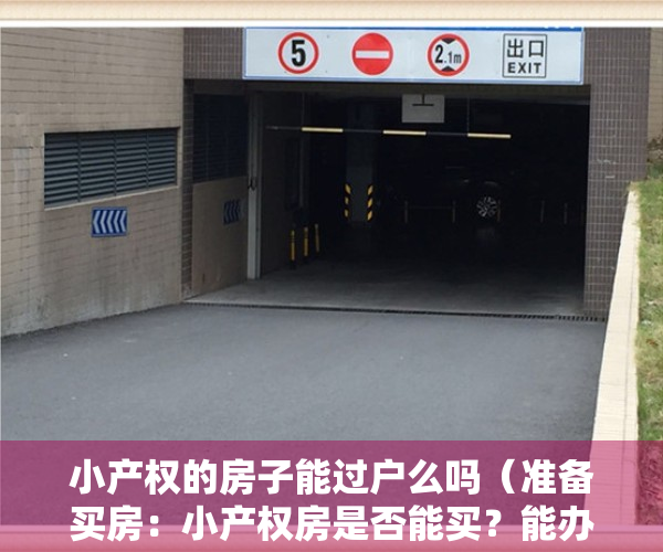 小产权的房子能过户么吗（准备买房：小产权房是否能买？能办理过户手续吗？）