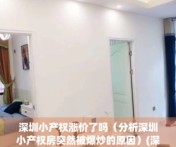 深圳小产权涨价了吗（分析深圳小产权房突然被爆炒的原因）(深圳小产权房房价涨得好快)