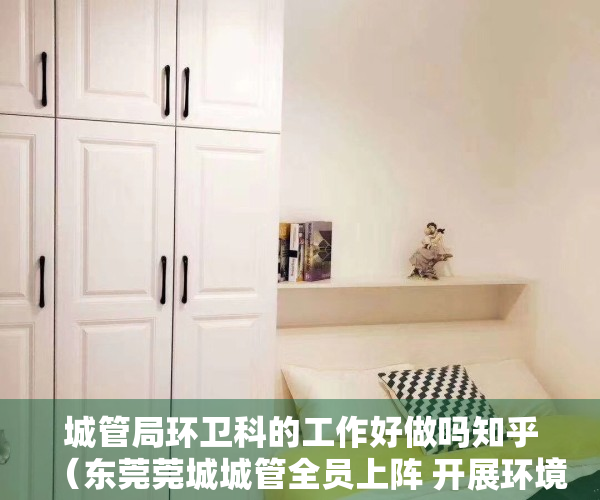 城管局环卫科的工作好做吗知乎（东莞莞城城管全员上阵 开展环境卫生整治行动）