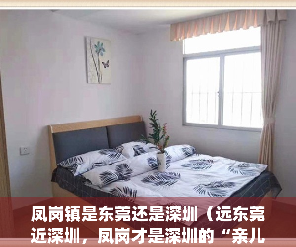 凤岗镇是东莞还是深圳（远东莞近深圳，凤岗才是深圳的“亲儿子”？）(东莞凤岗和深圳凤岗是一个地方吗?)