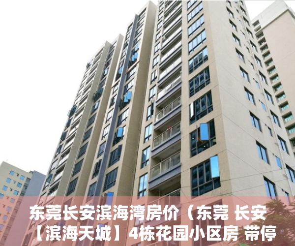 东莞长安滨海湾房价（东莞 长安【滨海天城】4栋花园小区房 带停车场 通天然气 两房首付15万 三房首付25万 分期8年）