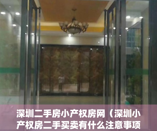 深圳二手房小产权房网（深圳小产权房二手买卖有什么注意事项？）(深圳小产权2手买卖注意事项)