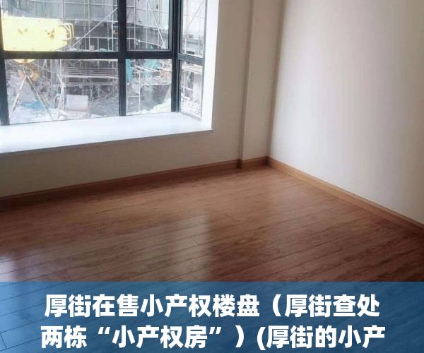 厚街在售小产权楼盘（厚街查处两栋“小产权房”）(厚街的小产权房子好不好卖)