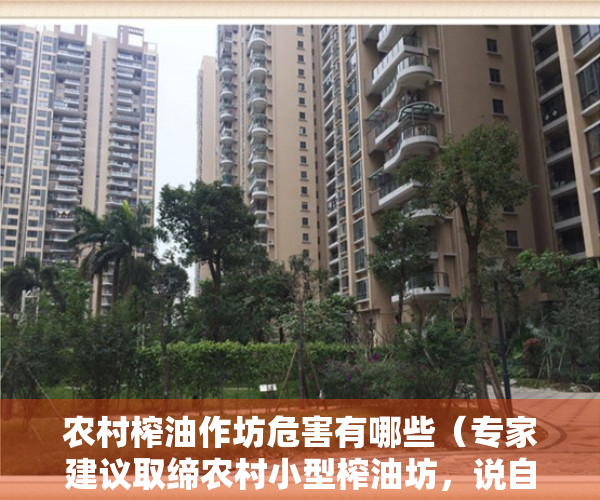 农村榨油作坊危害有哪些（专家建议取缔农村小型榨油坊，说自榨油有致癌物，真是这样吗？）