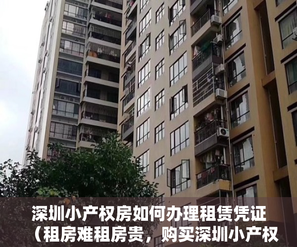 深圳小产权房如何办理租赁凭证（租房难租房贵，购买深圳小产权房真的划算吗？）