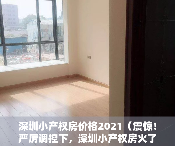 深圳小产权房价格2021（震惊！严厉调控下，深圳小产权房火了！竟然涨幅超30%？）