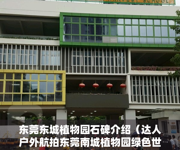 东莞东城植物园石碑介绍（达人户外航拍东莞南城植物园绿色世界360度全景）