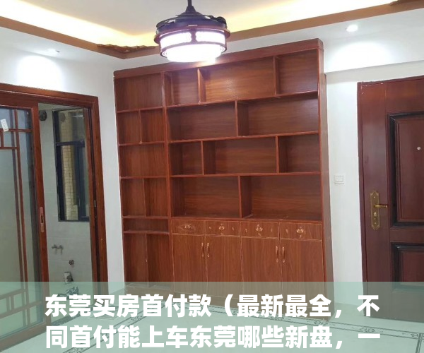 东莞买房首付款（最新最全，不同首付能上车东莞哪些新盘，一文看全）(东莞买房首付款多少)