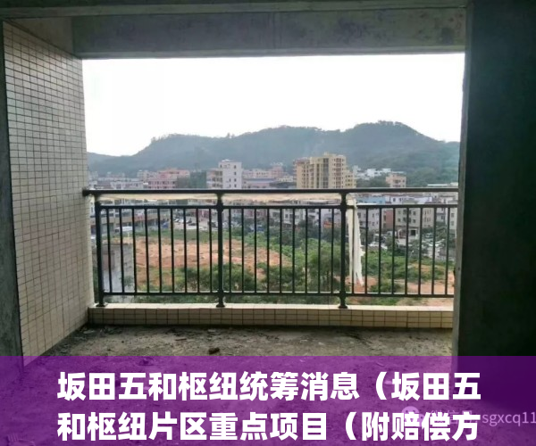 坂田五和枢纽统筹消息（坂田五和枢纽片区重点项目（附赔偿方案））(坂田五和枢纽规划2021)