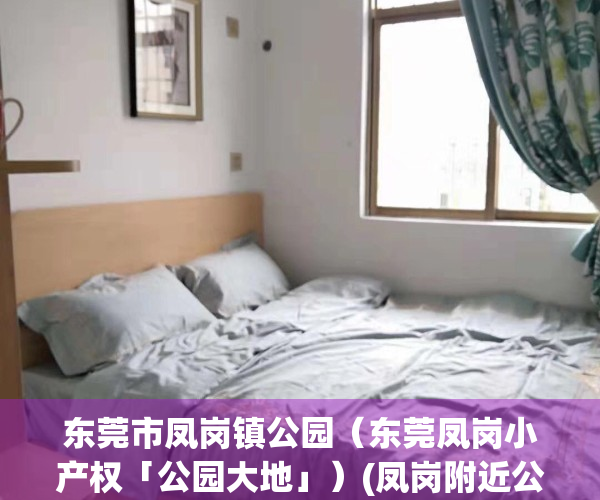 东莞市凤岗镇公园（东莞凤岗小产权「公园大地」）(凤岗附近公园有哪些)