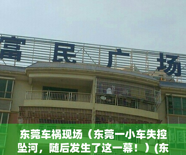 东莞车祸现场（东莞一小车失控坠河，随后发生了这一幕！）(东莞车祸致3人死亡)