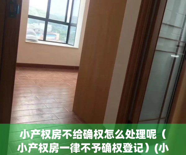 小产权房不给确权怎么处理呢（小产权房一律不予确权登记）(小产权房不办房产证的后果)
