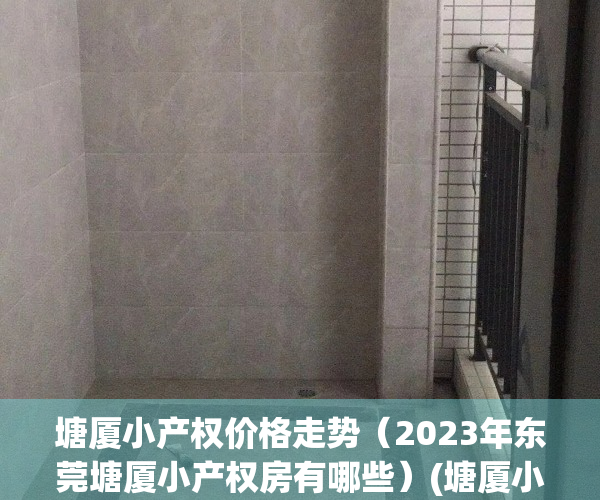 塘厦小产权价格走势（2023年东莞塘厦小产权房有哪些）(塘厦小产权好出手吗)