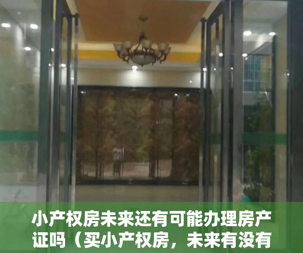 小产权房未来还有可能办理房产证吗（买小产权房，未来有没有可能拿到房产证？）