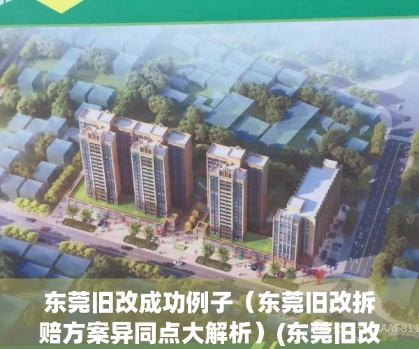 东莞旧改成功例子（东莞旧改拆赔方案异同点大解析）(东莞旧改流程图)