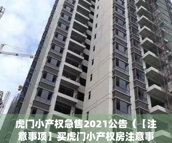 虎门小产权急售2021公告（【注意事项】买虎门小产权房注意事项！）(东莞虎门小产权房在售楼盘有哪些?)