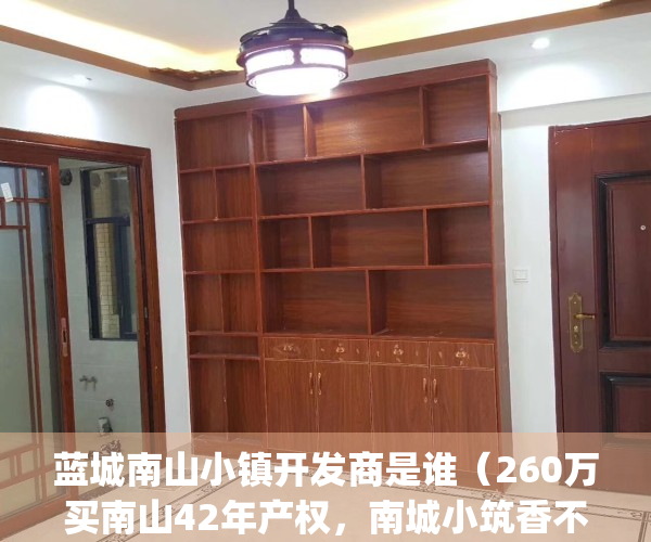 蓝城南山小镇开发商是谁（260万买南山42年产权，南城小筑香不香？）(蓝城悠然南山小镇视频)