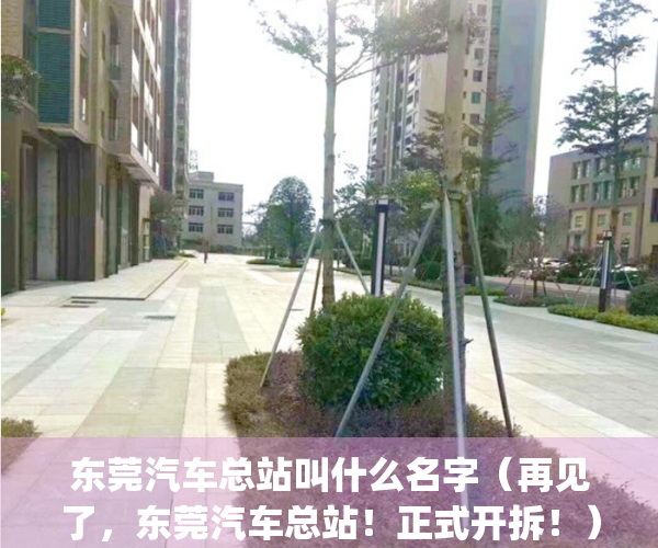 东莞汽车总站叫什么名字（再见了，东莞汽车总站！正式开拆！）(东莞汽车总站电话号码查询)
